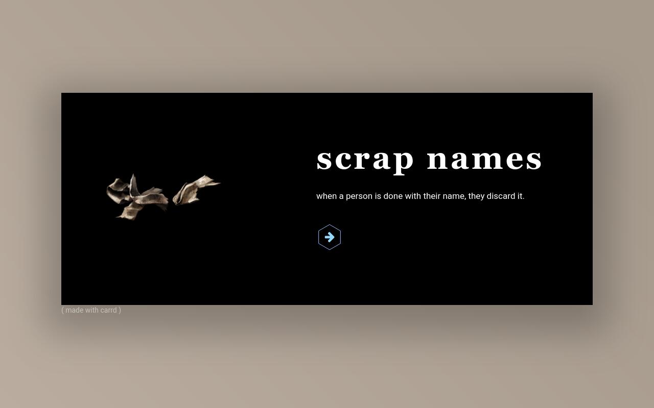 Scrap Names